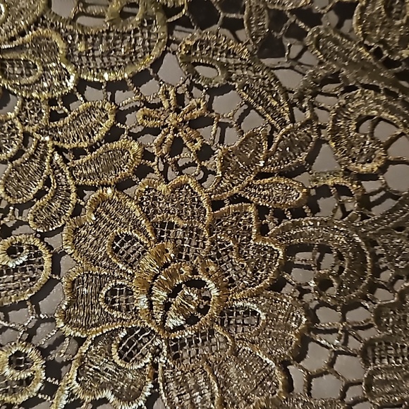 Gold lace skirt - Picture 2 of 4
